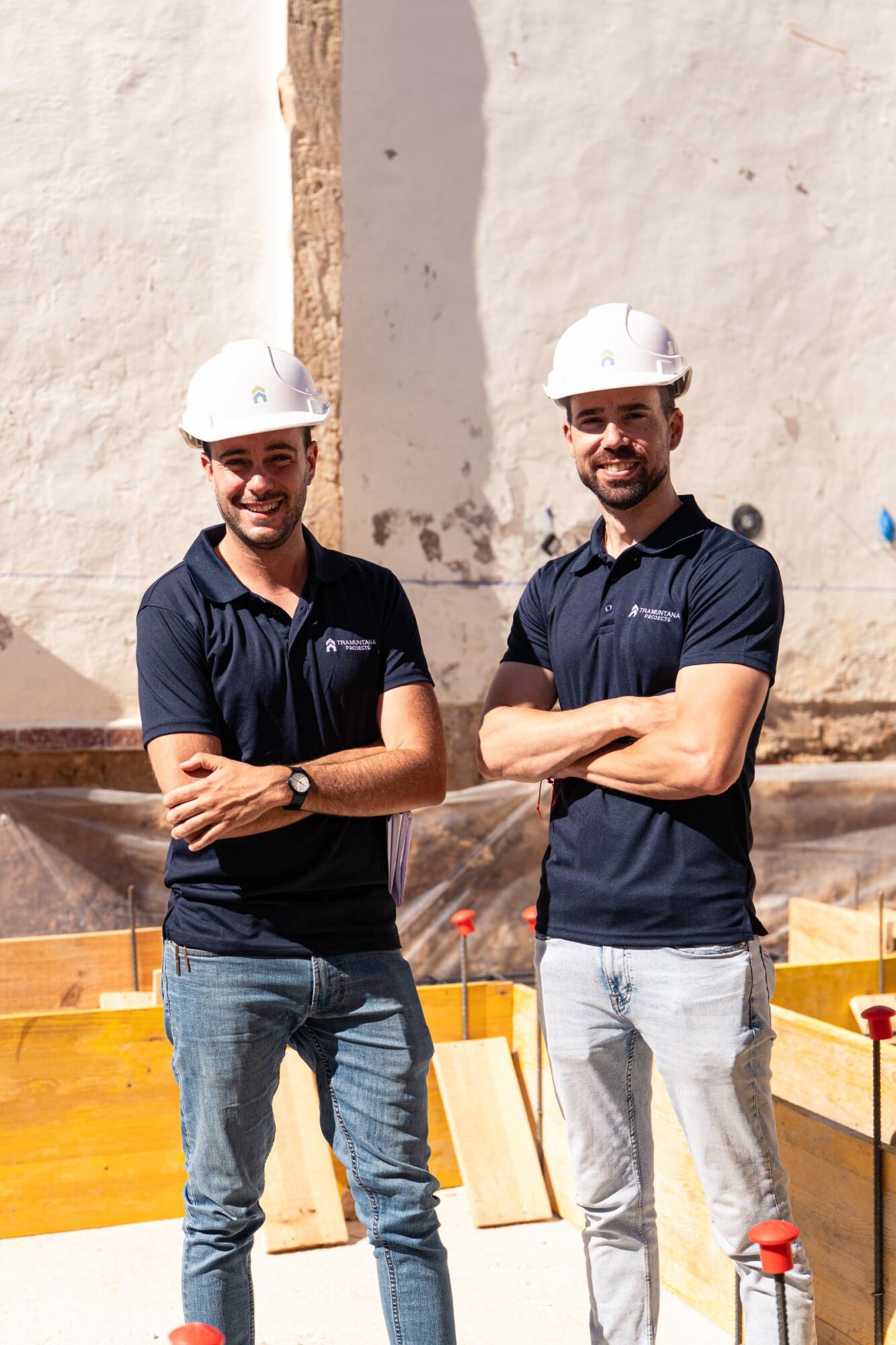 Los socios de Tramuntana en obra